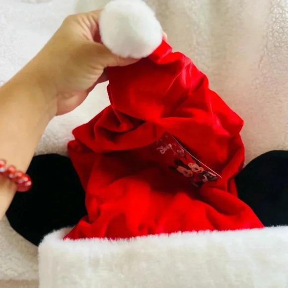 MICKEY Mouse EARS HAT XMAS TIME - Picture 2 of 7